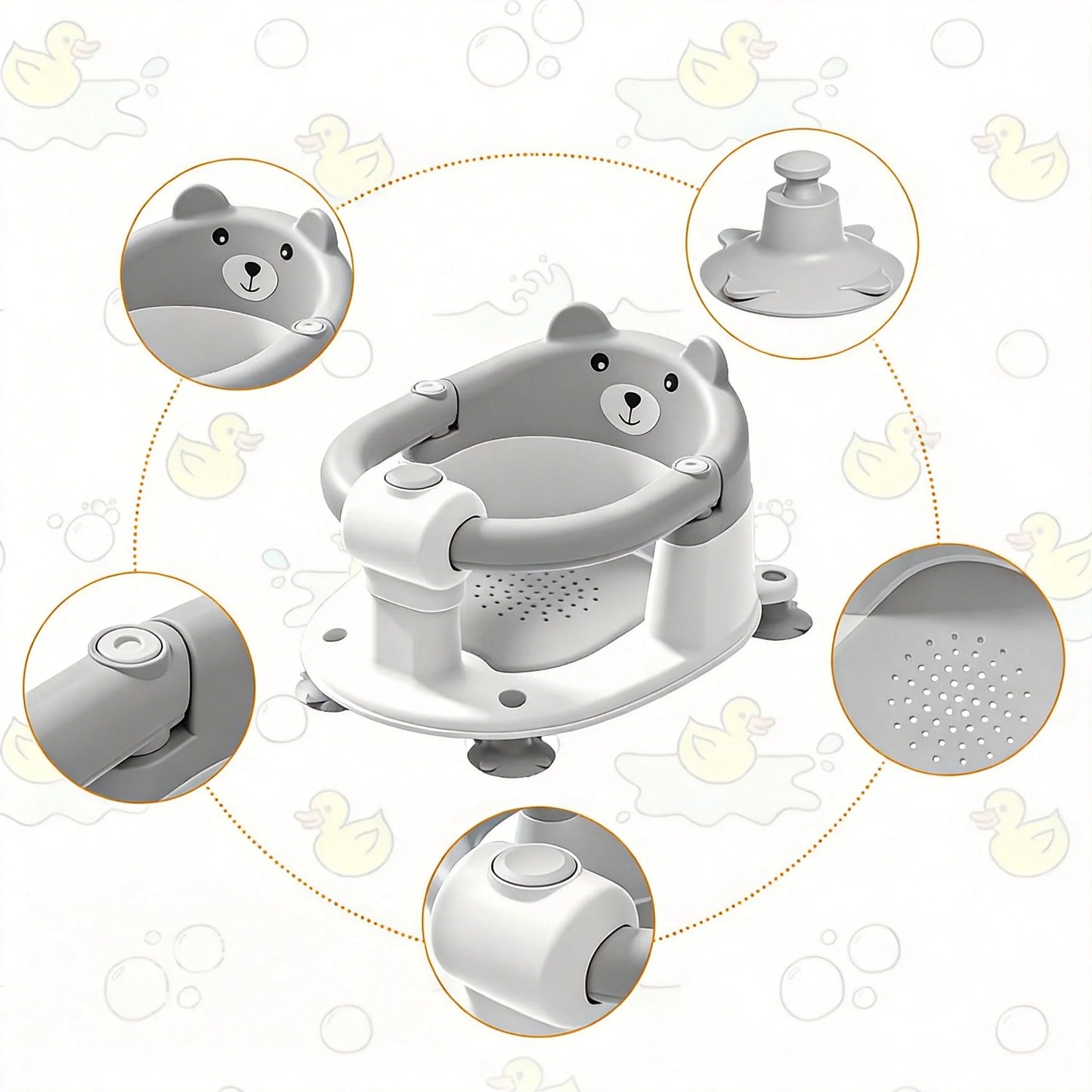Anti-slip Baby Bath Seat